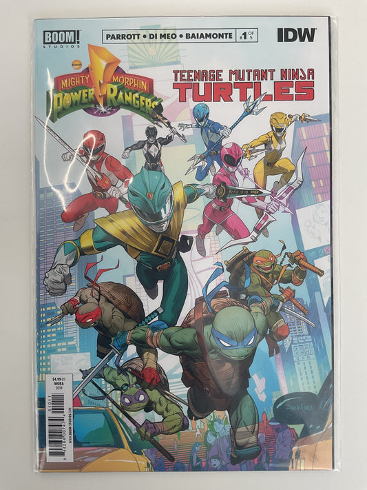 Mighty Morphin Power Rangers/Teenage Mutant Ninja Turtles #1 2019 Boom Studios IDW Publishing