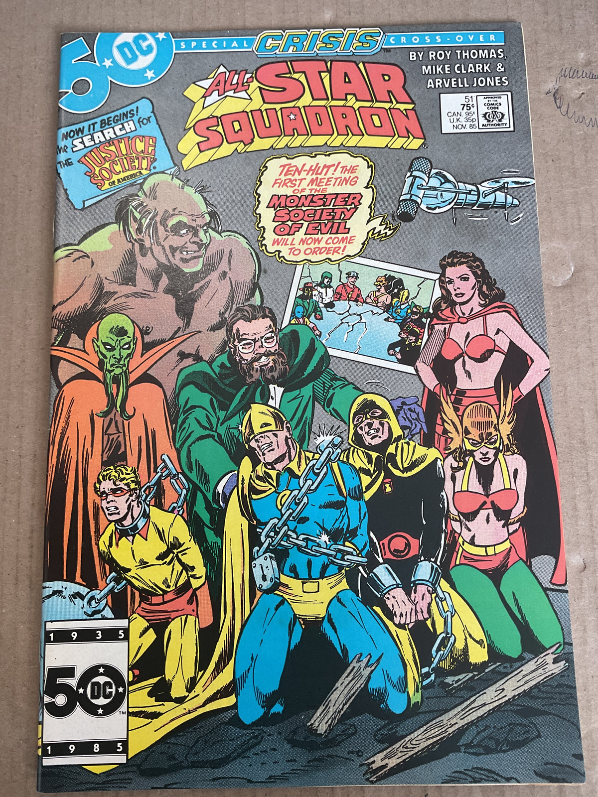 All-Star Squadron #51 1985 DC Comics Crisis On Infinite Earths
