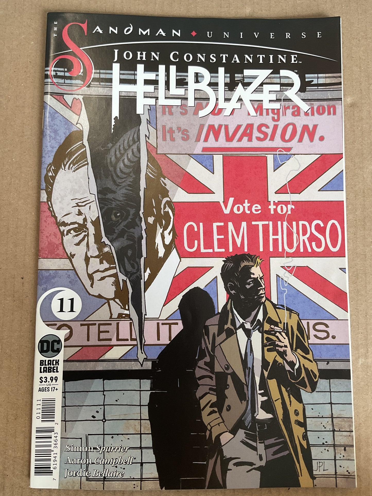 John Constantine Hellblazer #11 2020 DC Comics Black Label