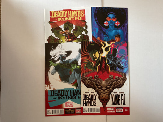 Deadly Hands Of Kung-Fu #1-4 2014 Marvel Comics Complete Series