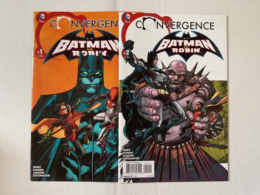 Convergence Batman & Robin #1-2 2015 DC Comics Complete Series