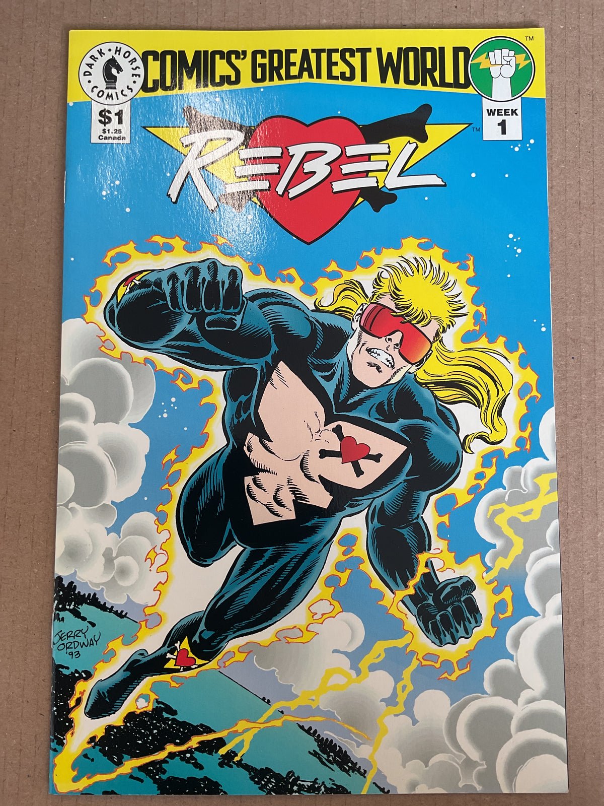 Comics Greatest World Rebel Rebel #1 1993 Dark Horse Comics