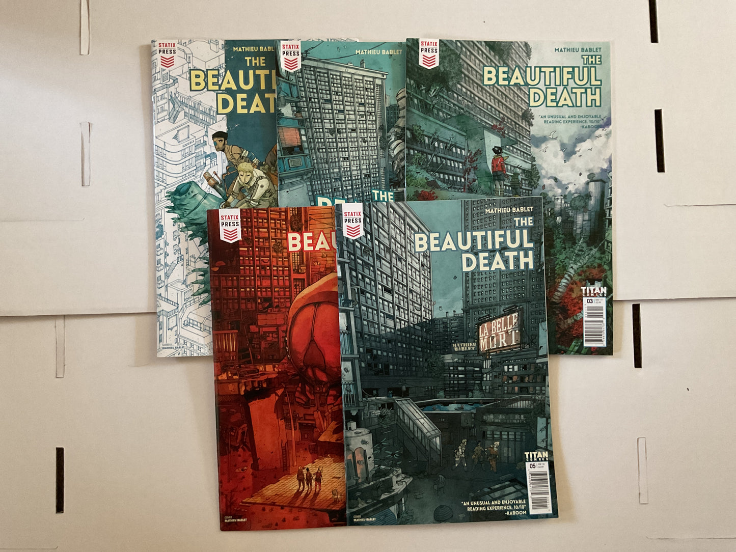 Beautiful Death #1-5 2018 Titan Comics Complete Series Mixed Covers