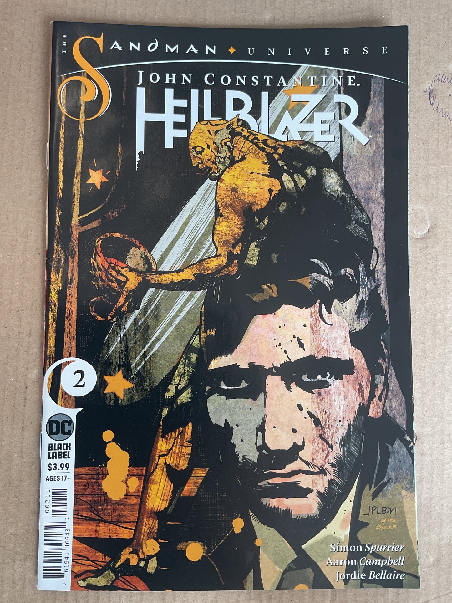 John Constantine Hellblazer #2 2020 DC Comics Black Label