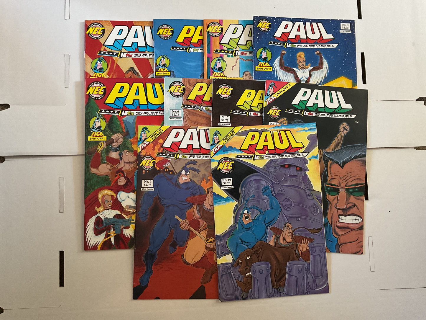 Paul The Samurai #1-10 1993 NEC Complete Series