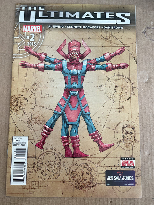 Ultimates #2 2015 Marvel Comics 1st Appearance of Lifebringer Galactus