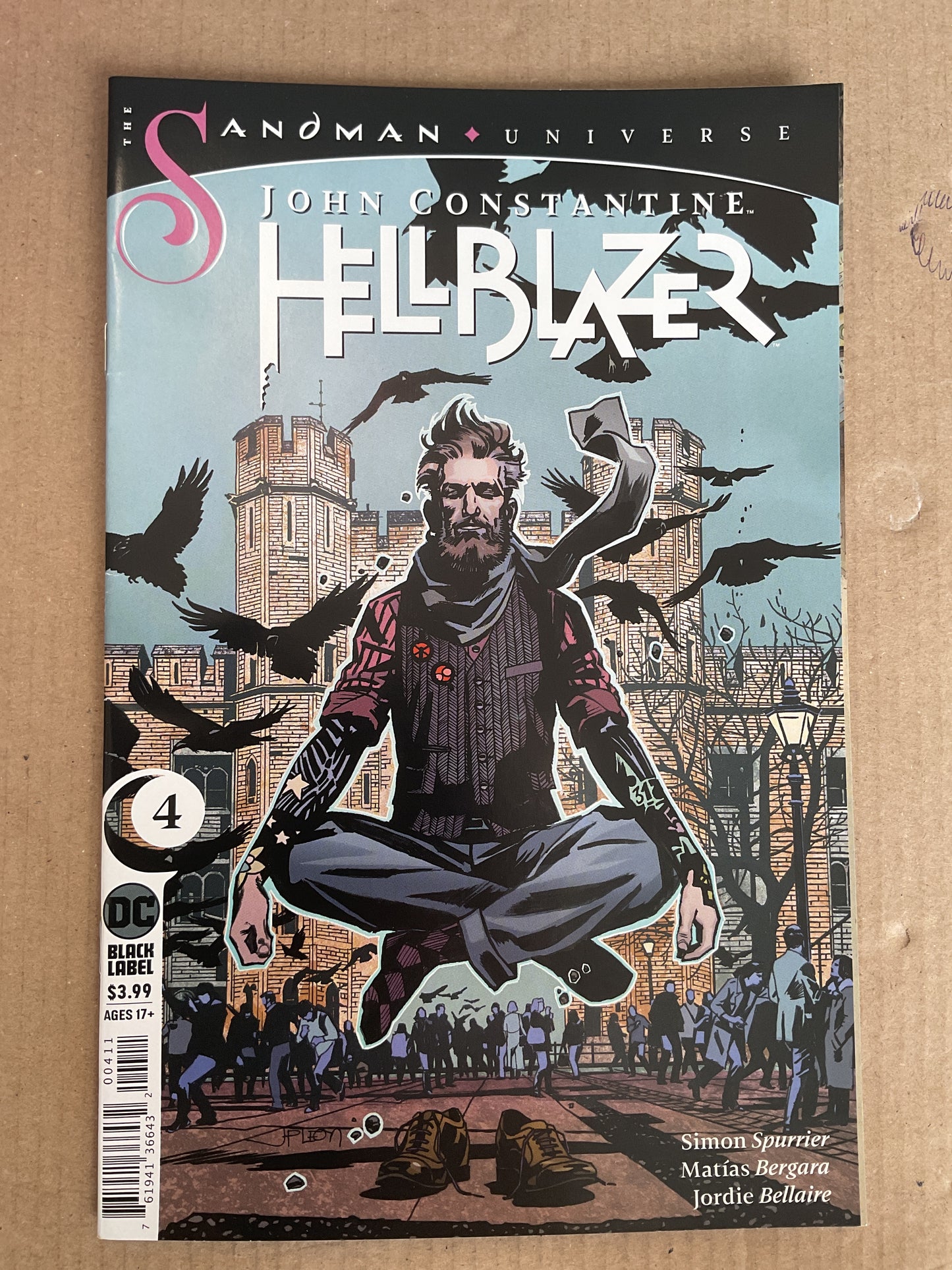 John Constantine Hellblazer #4 2020 DC Comics Black Label