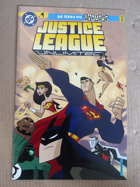 Justice League Unlimited #1 2005 DC Comics Action Figure Reprint