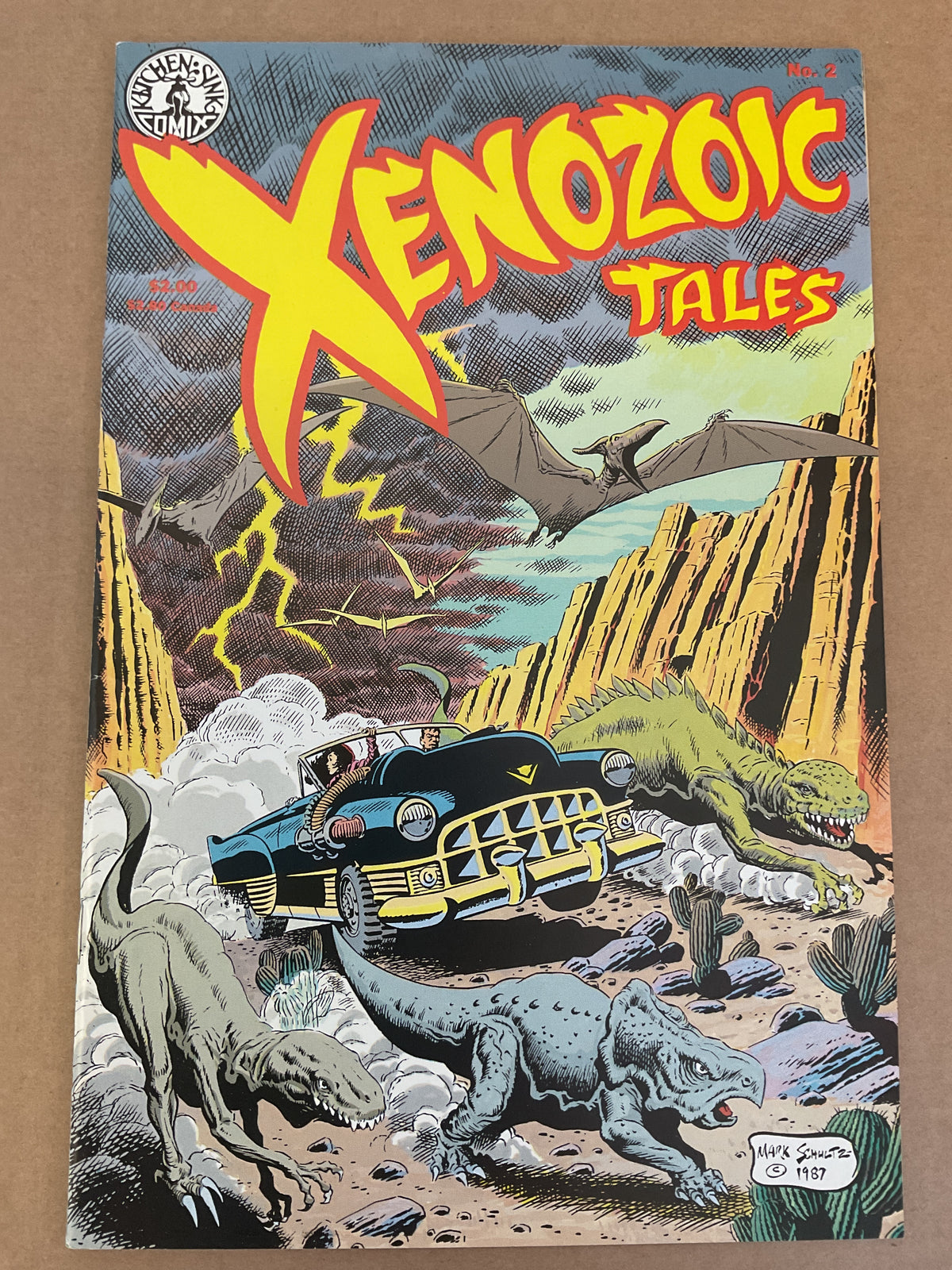 Xenozoic Tales #2 1987 Kitchen Sink Comix