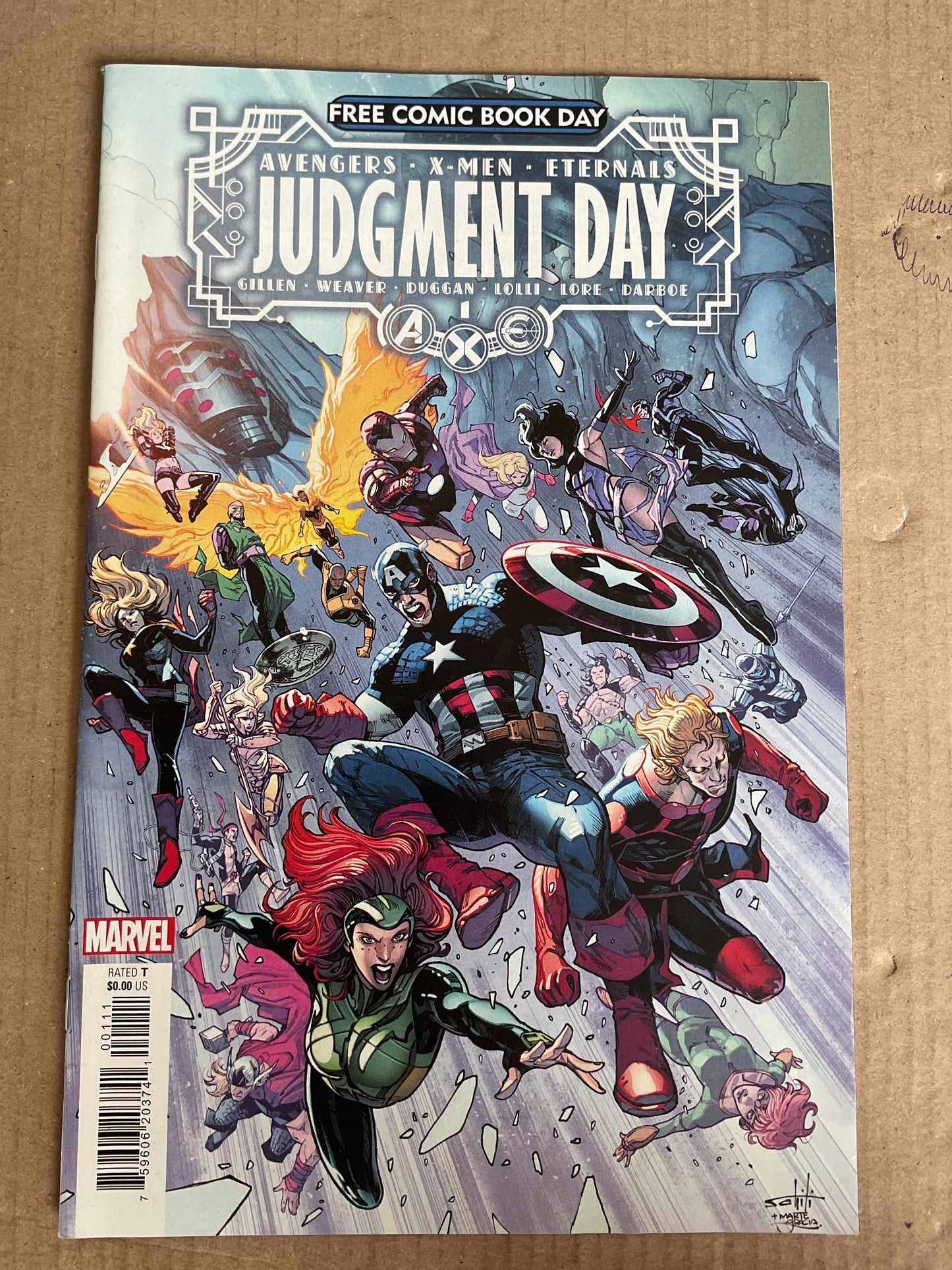 Free Comic Book Day AXE Judgment Day #1 2022 Marvel Comics 1st Appearance of Bloodline