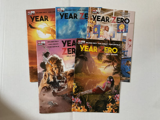 Year Zero Vol 2 #1-5 2021 AWA Studios Complete Series