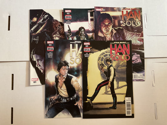 Star Wars Han Solo #1-5 2016 Marvel Comics Complete Series