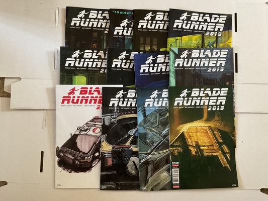 Blade Runner 2019 #1-12 2019 Titan Comics Complete Series Mixed Covers