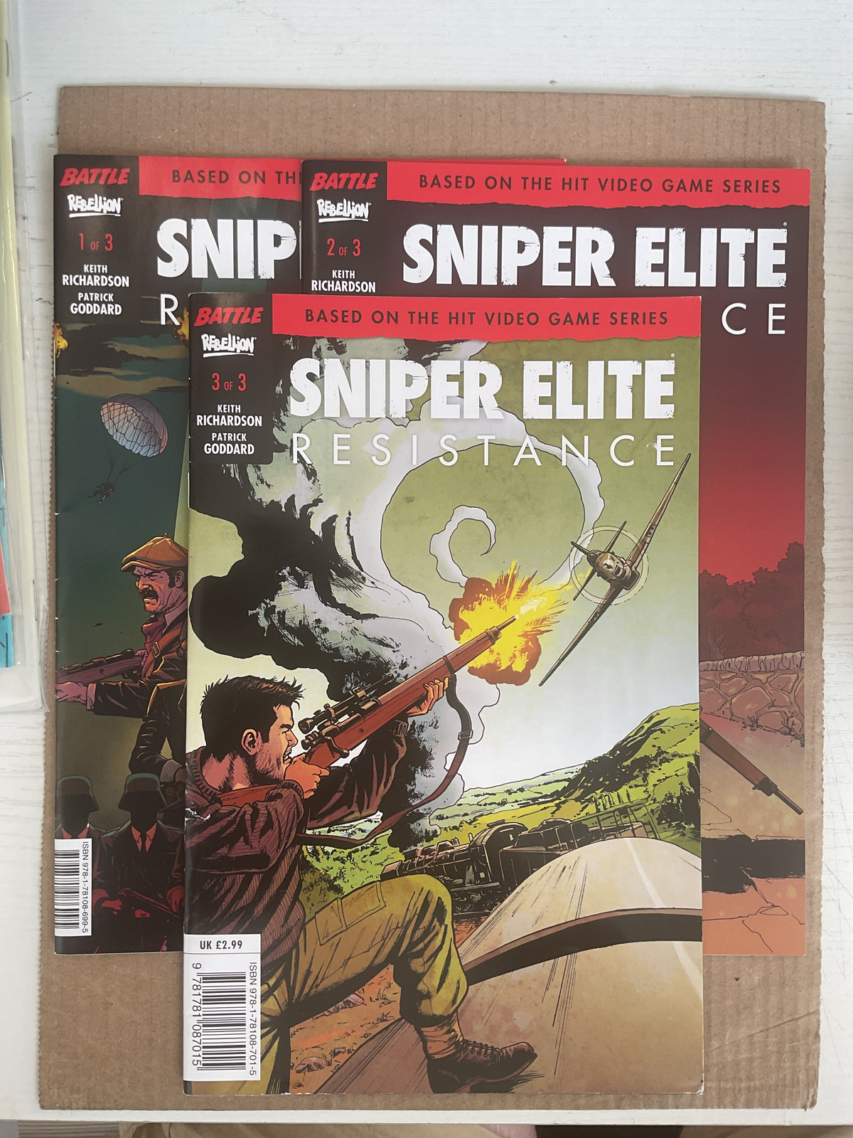 Sniper Elite Resistance #1-3 2018 Rebellion