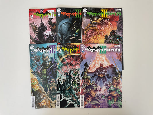 Batman Teenage Mutant Ninja Turtle III #1-6 2019 DC Comics IDW Publishing Complete Series