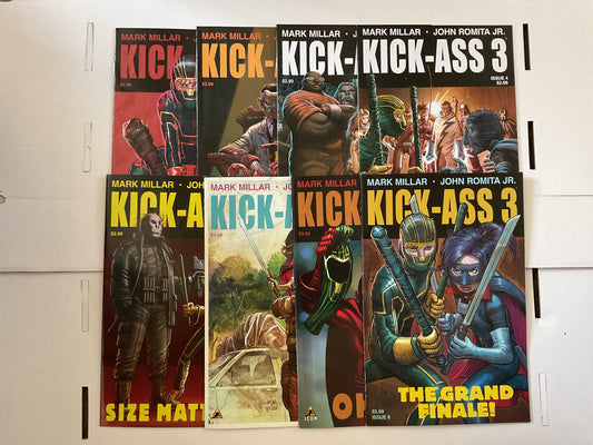 Kick-Ass 3 #1-8 2013 Icon Comics Complete Series