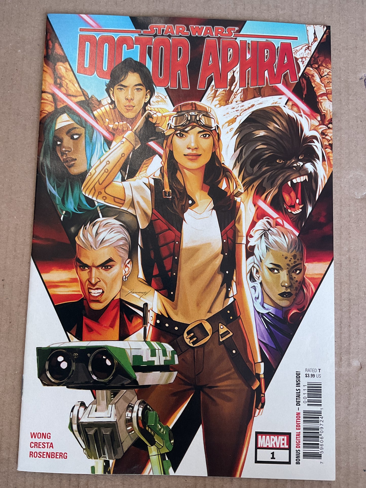 Star Wars Doctor Aphra #1 2020 Marvel Comics 1st Appearance of Ronan Tagge