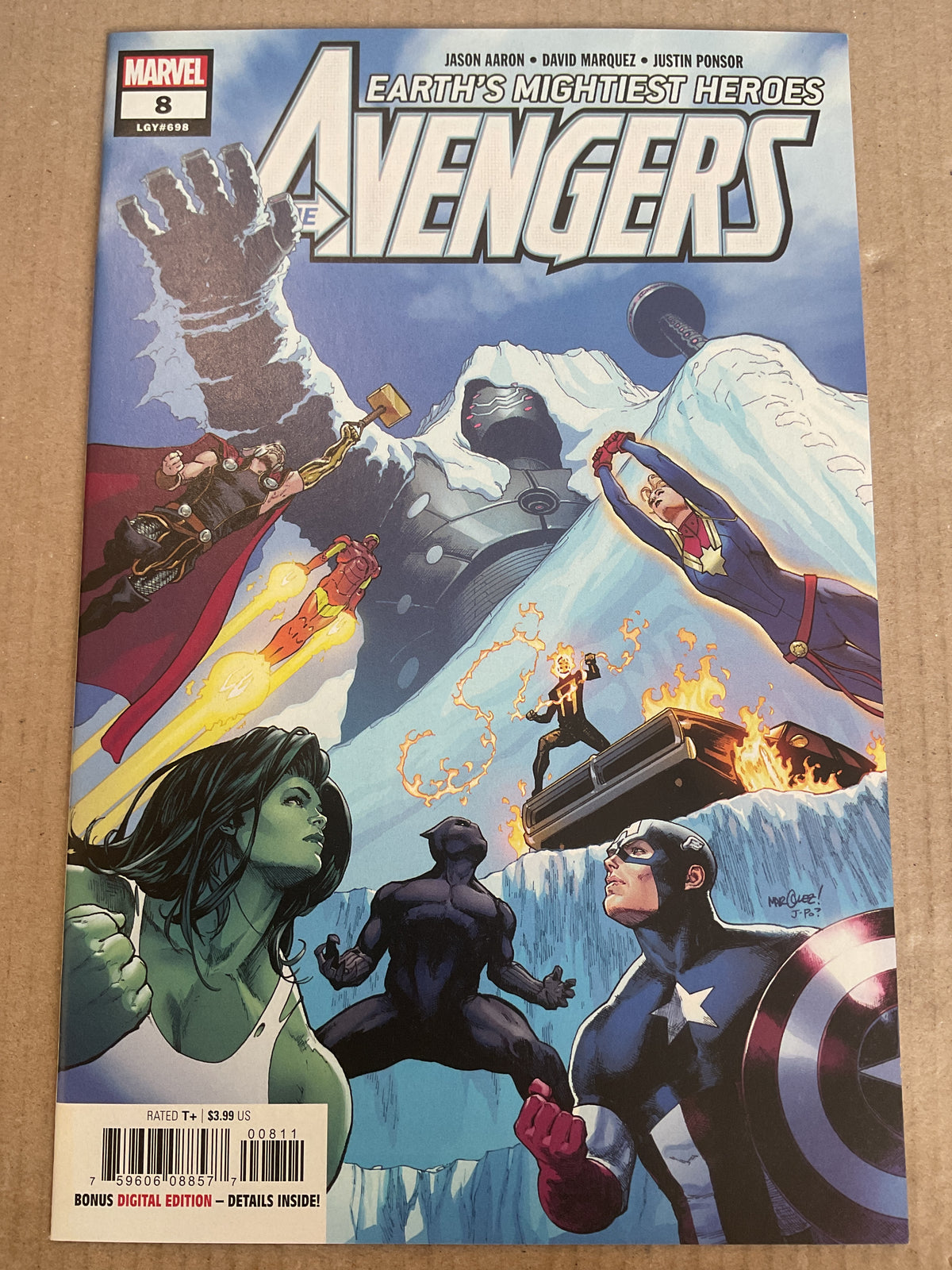 Avengers #8 2018 Marvel Comics Debut of Avengers Mansion