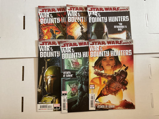 Star Wars War Of The Bounty Hunters #1-5 + Alpha 2021 Marvel Comics Complete Series