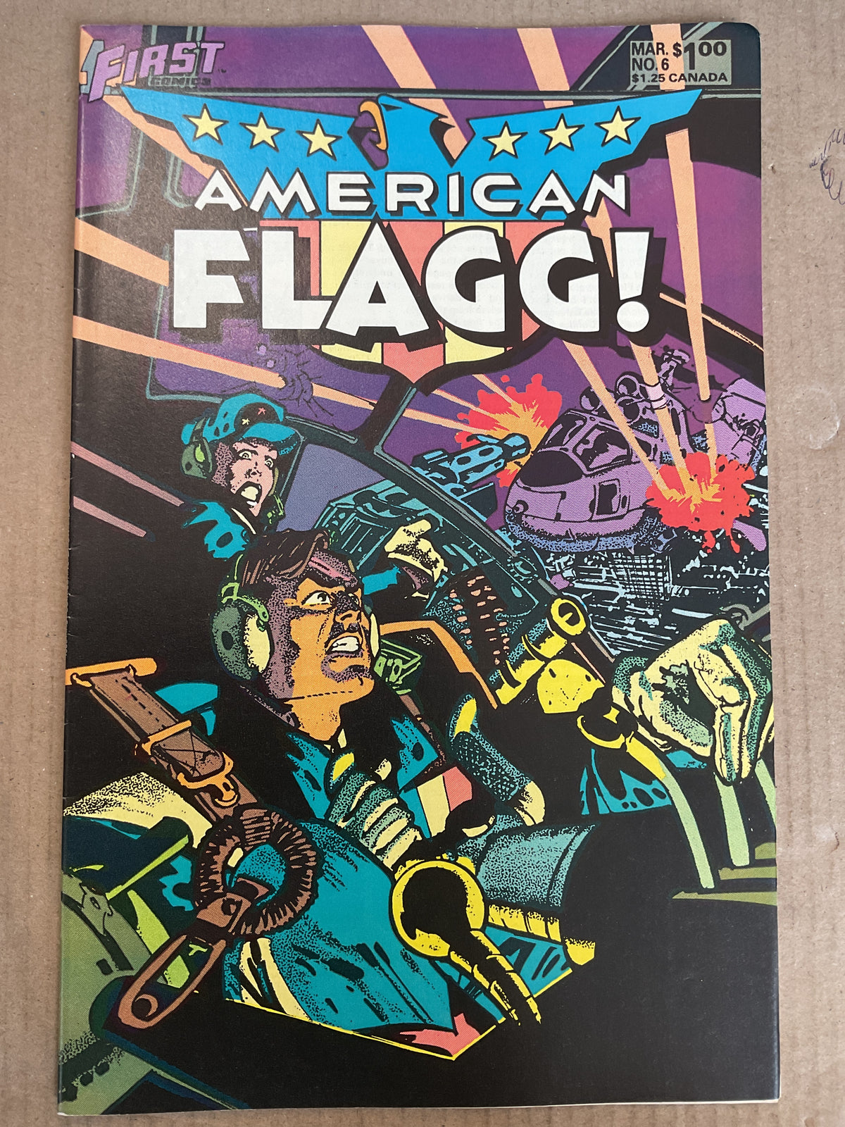 American Flagg #6 1984 First Comics