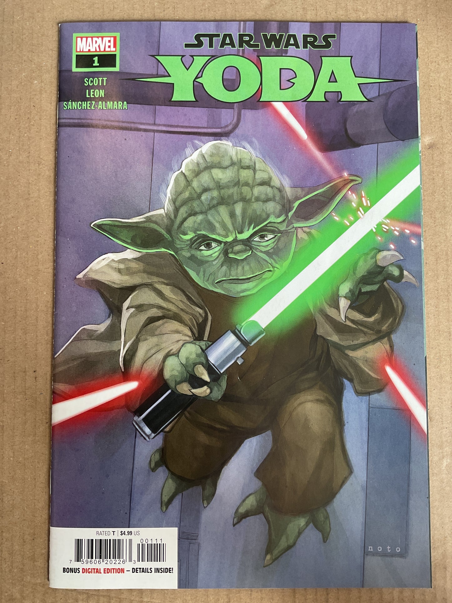 Star Wars Yoda #1 2023 Marvel Comics Origin Of Yoda