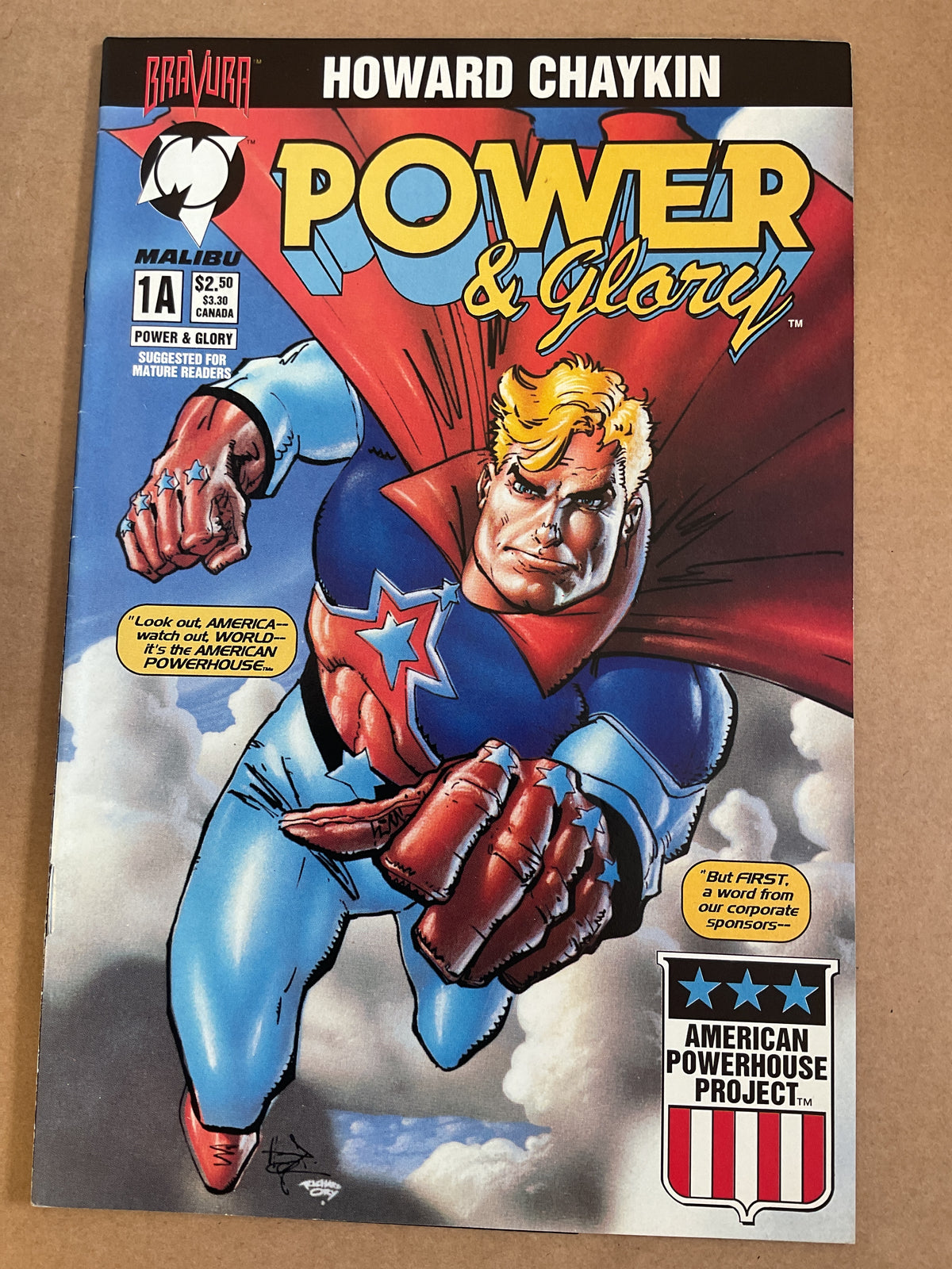 Power & Glory #1A 1994 Malibu Comics Bravura