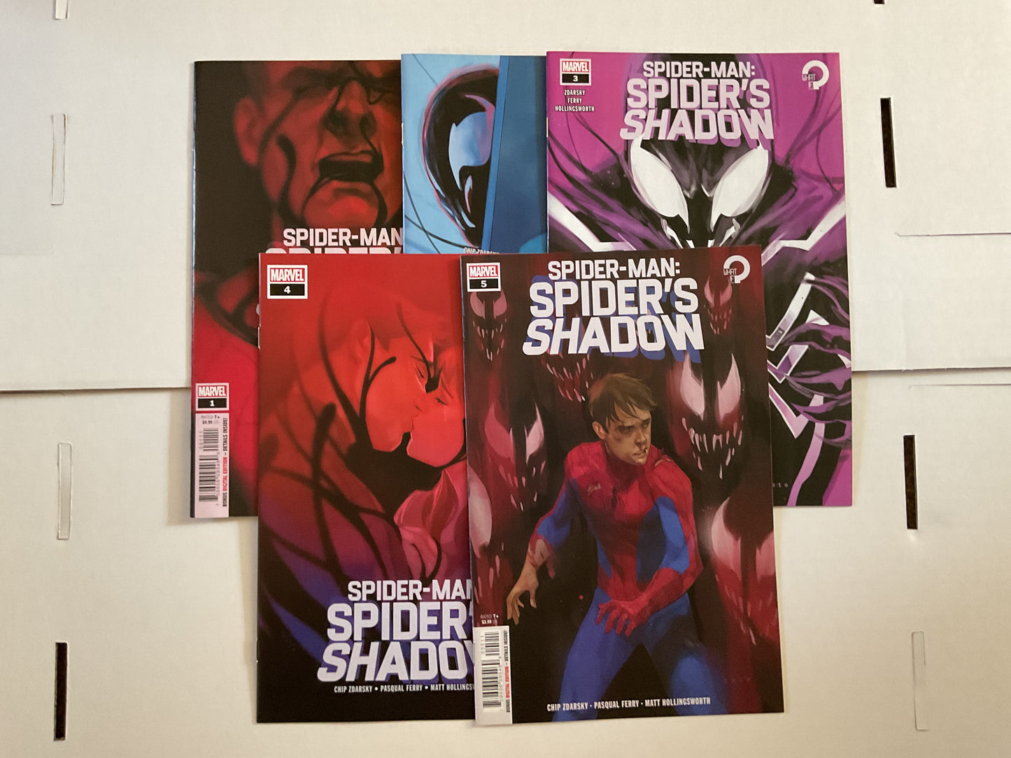 Spider-Man Spider’s Shadow #1-5 2021 Marvel Comics Complete Series