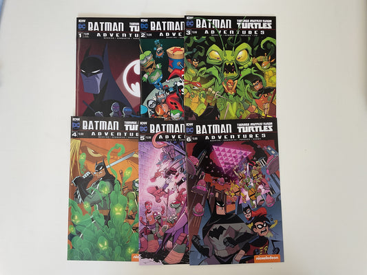 Batman Teenage Mutant Ninja Turtles Adventure #1-6 2016 DC Comics IDW Publishing Completer Series