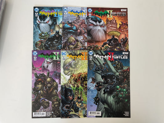 Batman Teenage Mutant Ninja Turtles II #1-6 2018 DC Comics IDW Publishing Complete Series