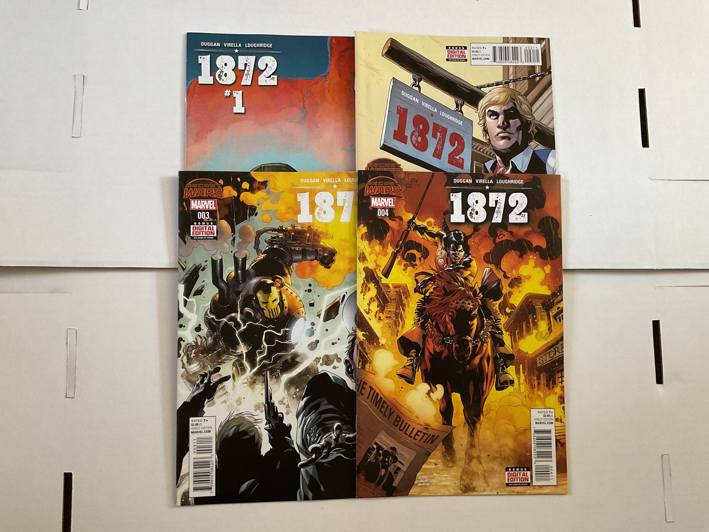 1872 #1-4 2015 Marvel Comics Secret Wars Complete Series