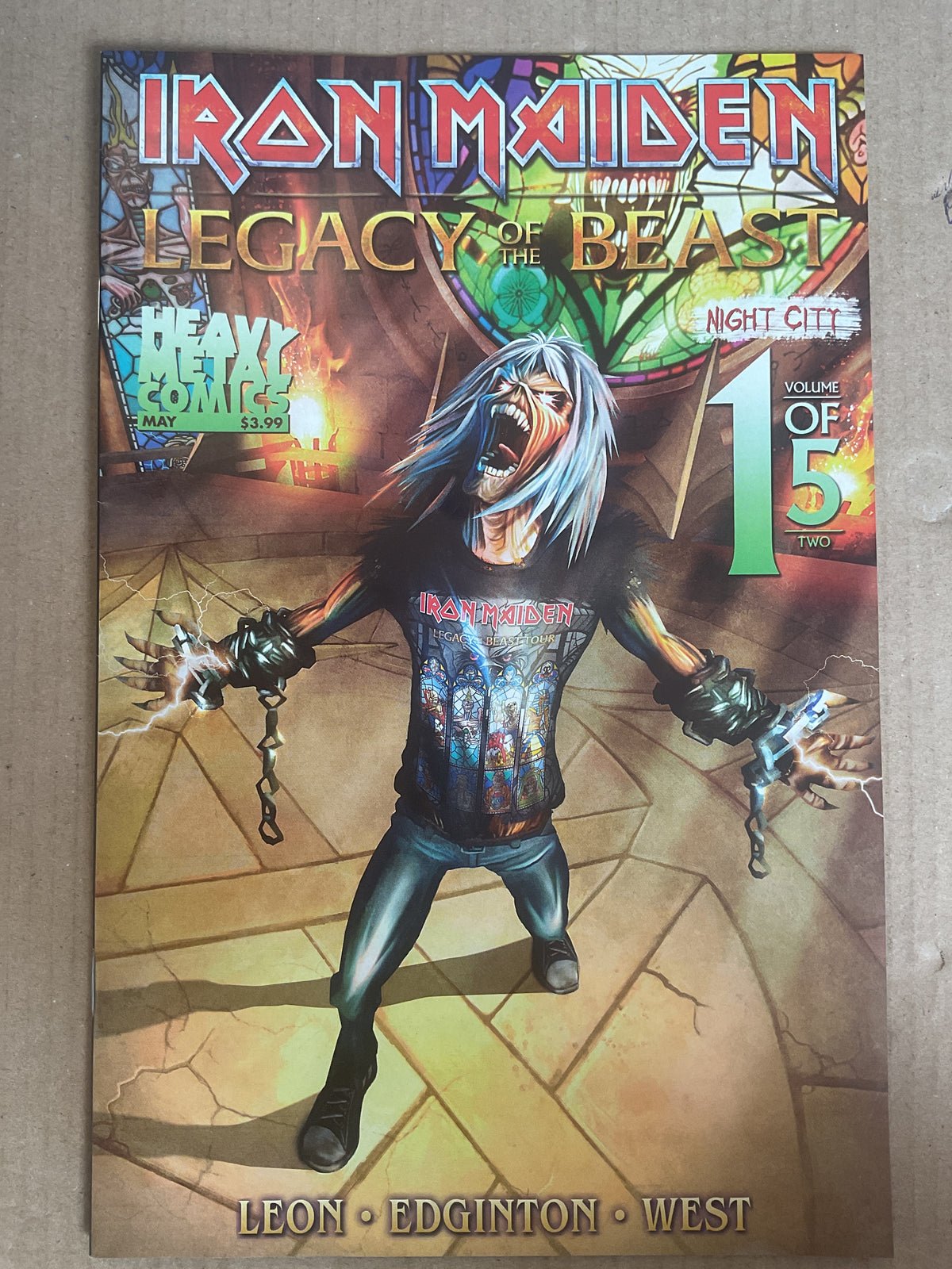 Iron Maiden Legacy Of The Beast Night City Vol 2 #1 2019 Heavy Metal Comics