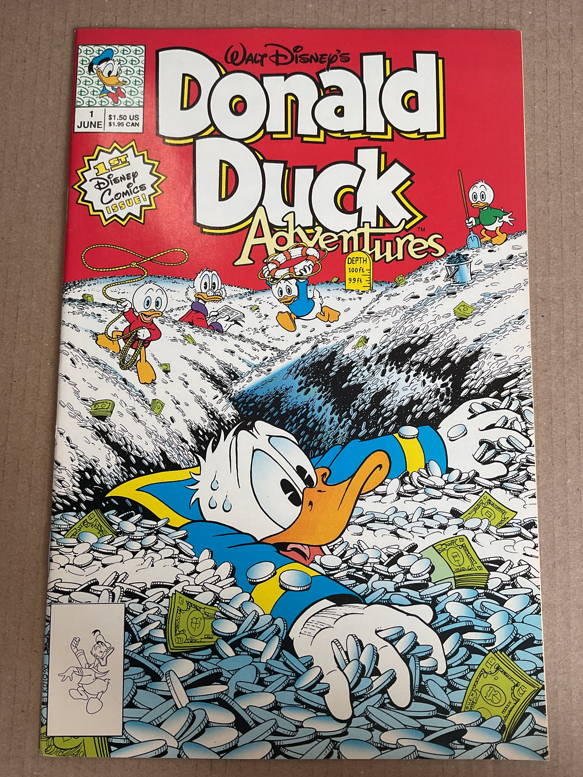 Donald Duck #1 1990 Disney Comics