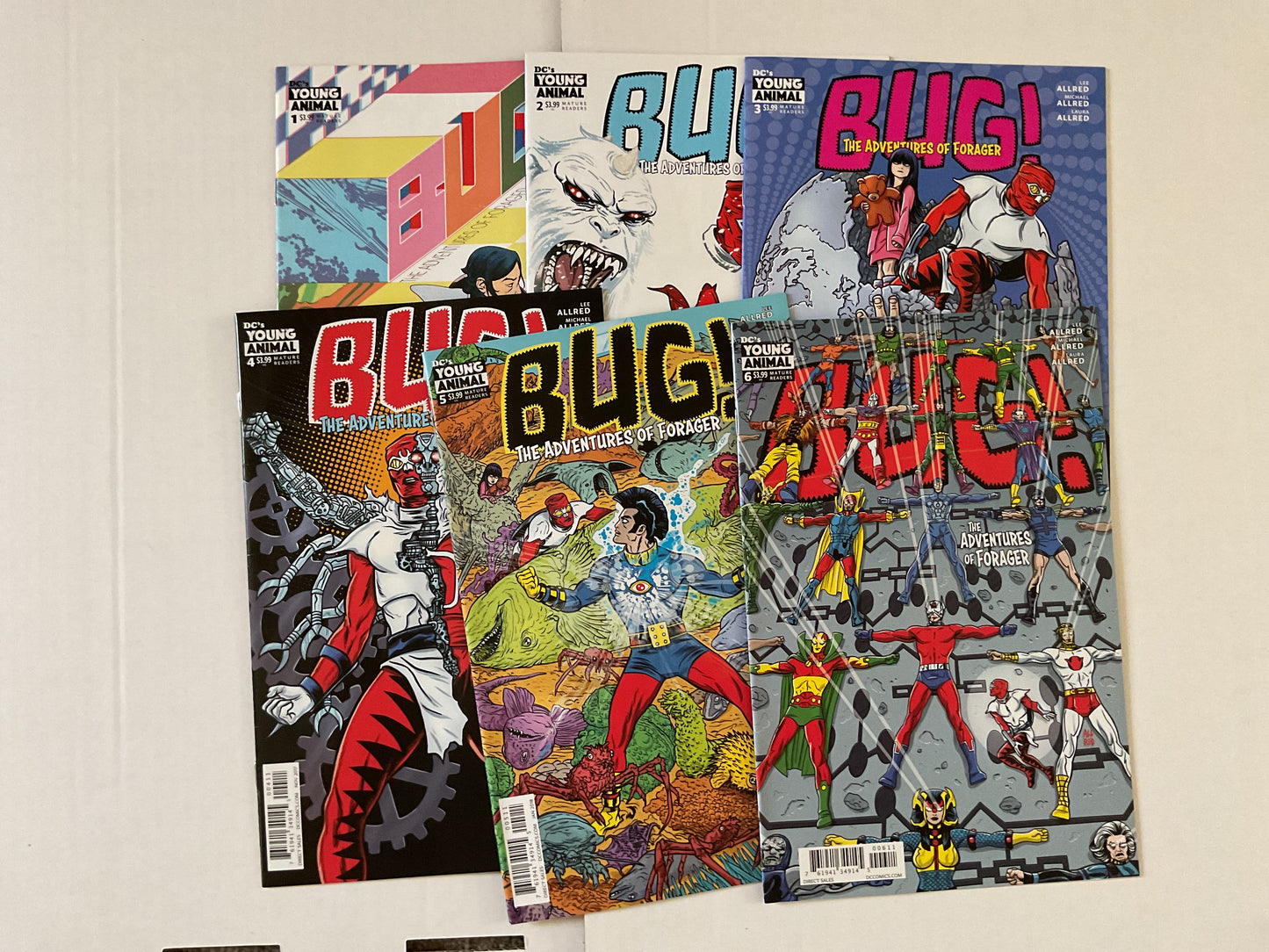 Bug The Adventure OF Forager #1-6 2017 DC Comics Young Animal Complete Series Mixed Covers