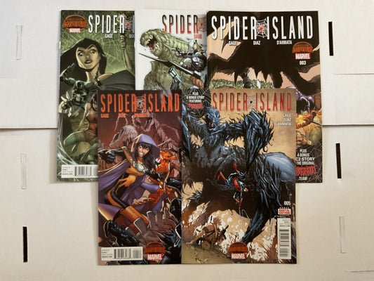 Spider-Island #1-5 2015 Marvel Comics Secret Wars Complete Series