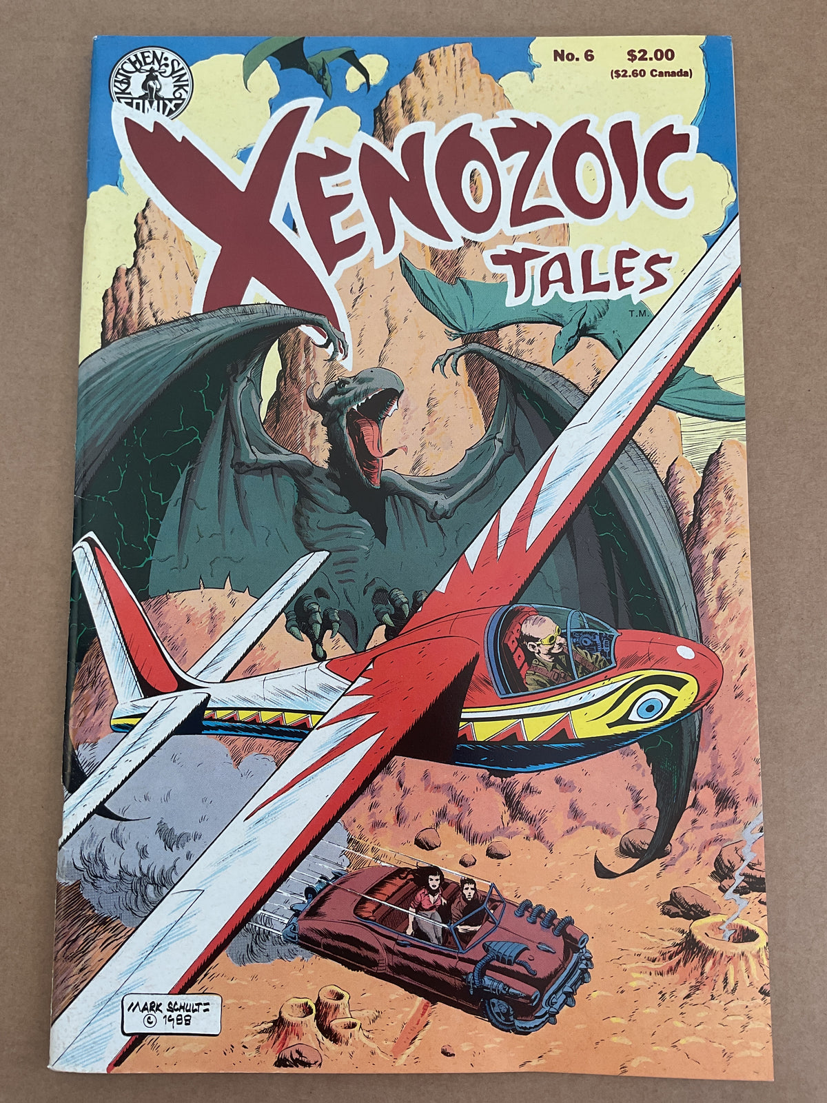 Xenozoic Tales #6 1988 Kitchen Sink Comix