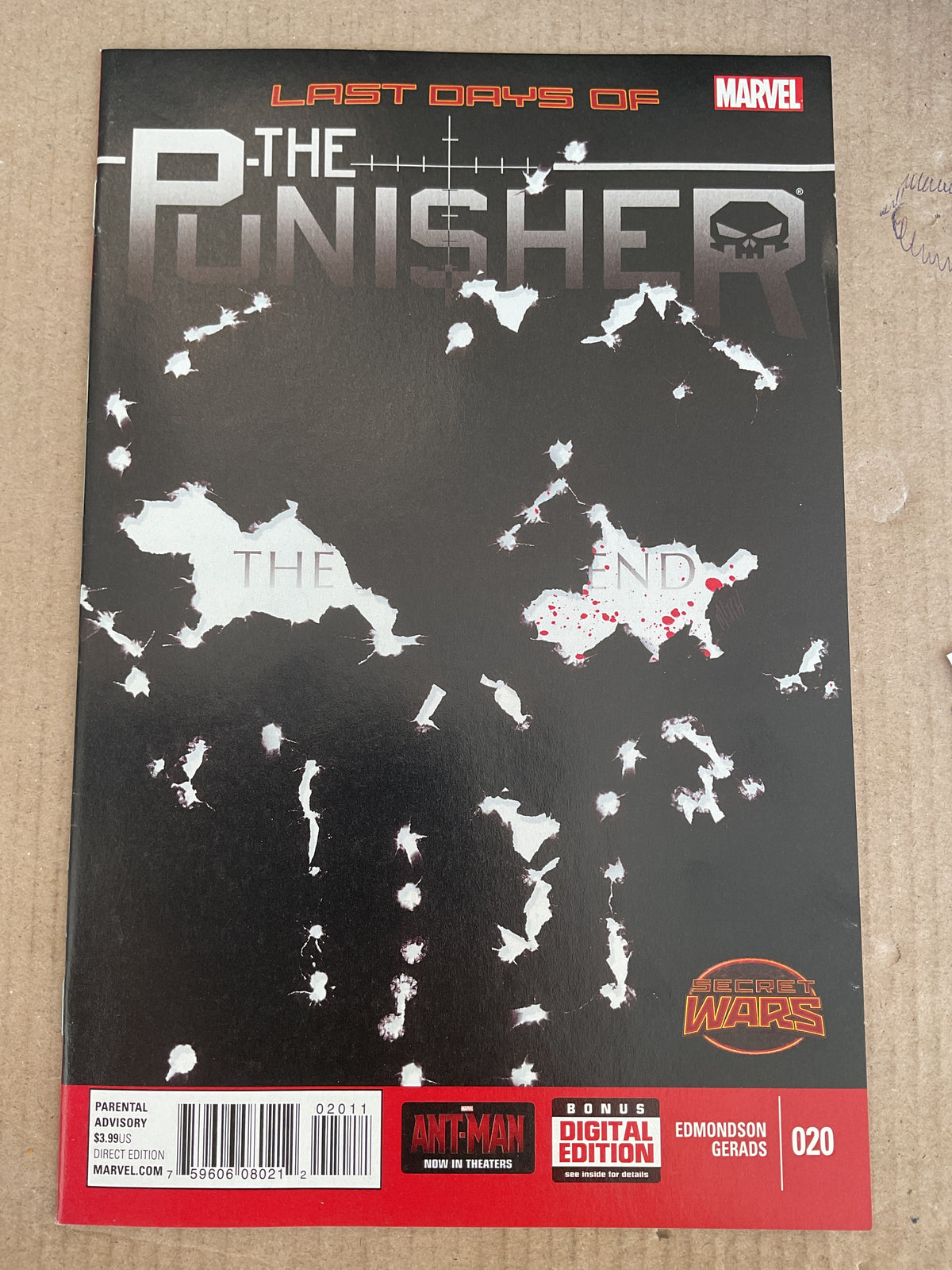 Punisher #20 2015 Marvel Comics Secret Wars