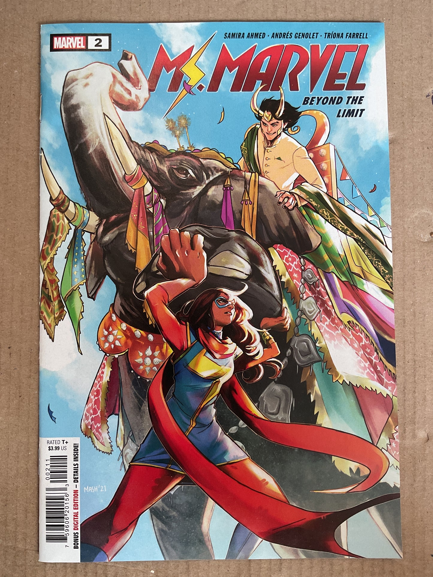 Ms Marvel Beyond The Limit #1 2022 Marvel Comics