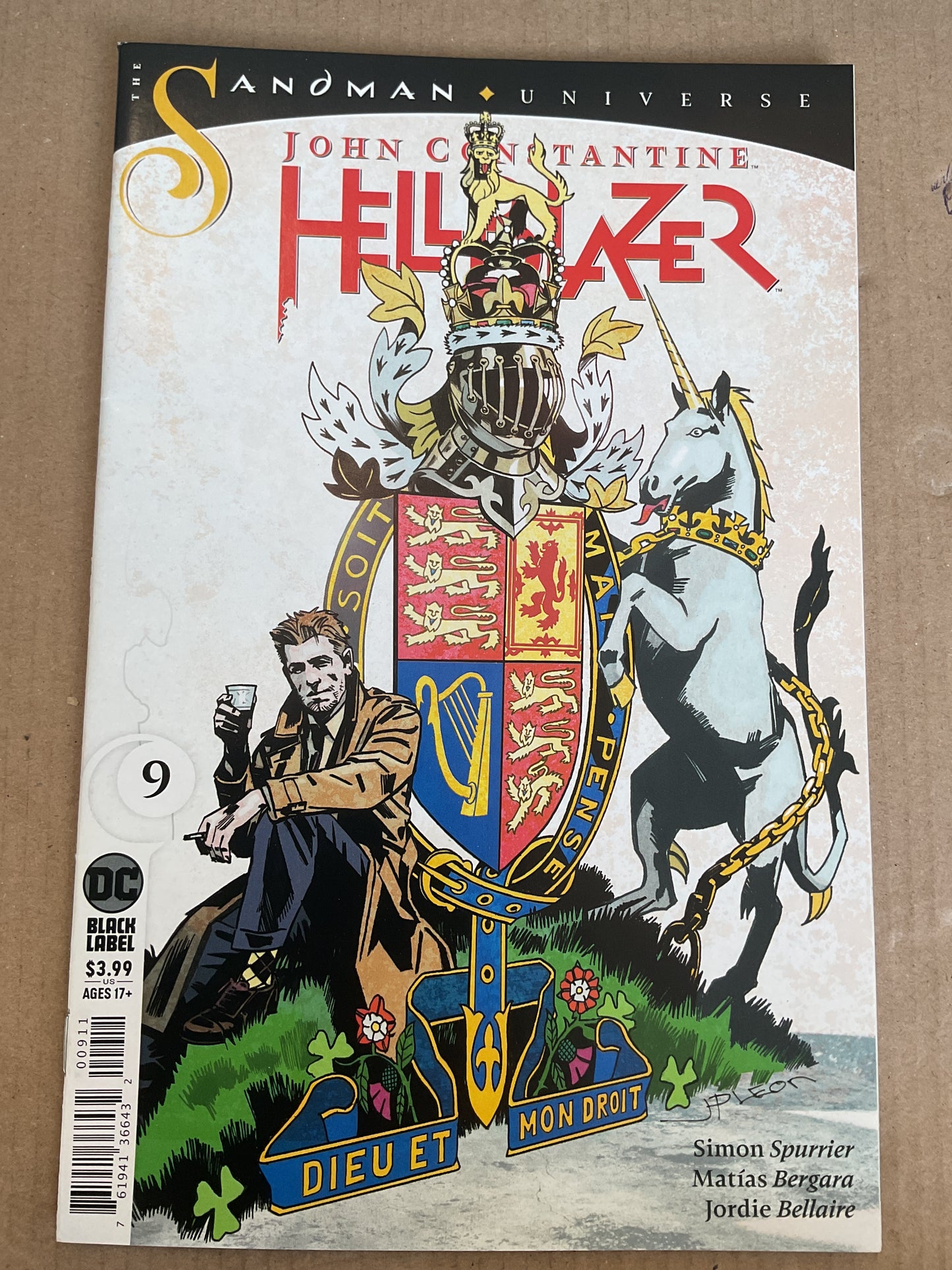 John Constantine Hellblazer #9 2020 DC Comics Black Label