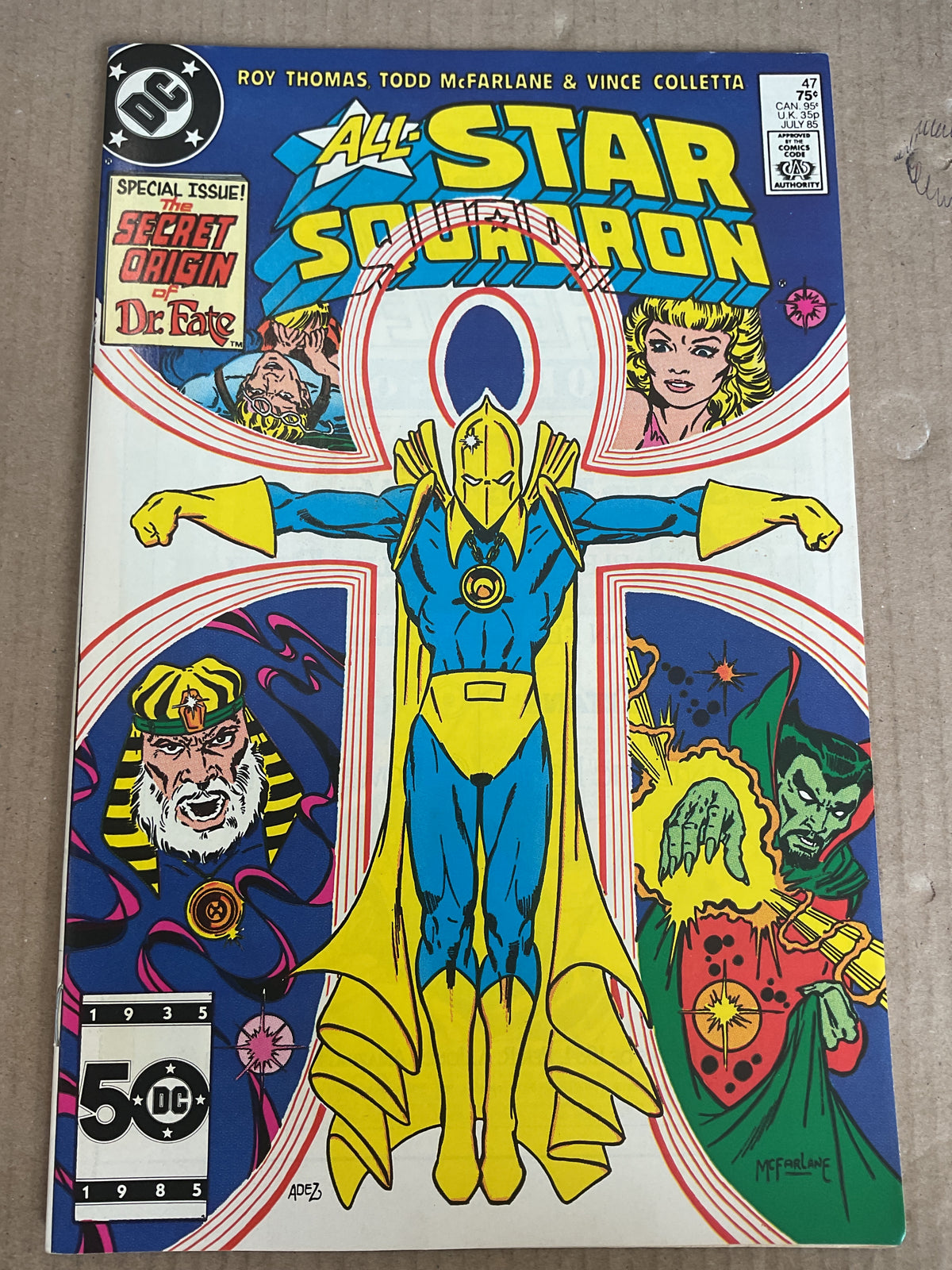 All-Star Squadron #47 1985 DC Comics Origin Of Dr Fate