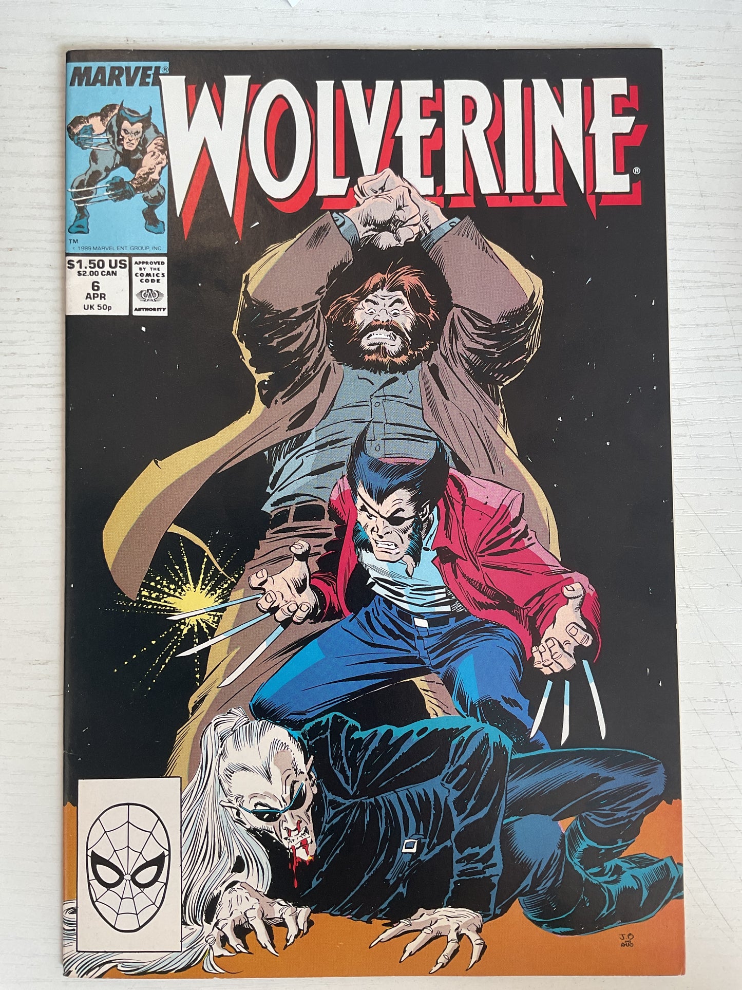 Wolverine #6 1989 Marvel Comics First McFarlane Wolverine Art