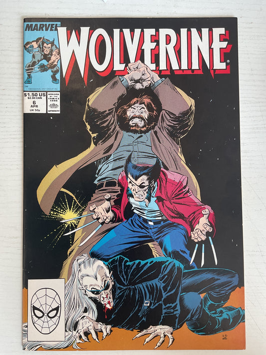 Wolverine #6 1989 Marvel Comics First McFarlane Wolverine Art