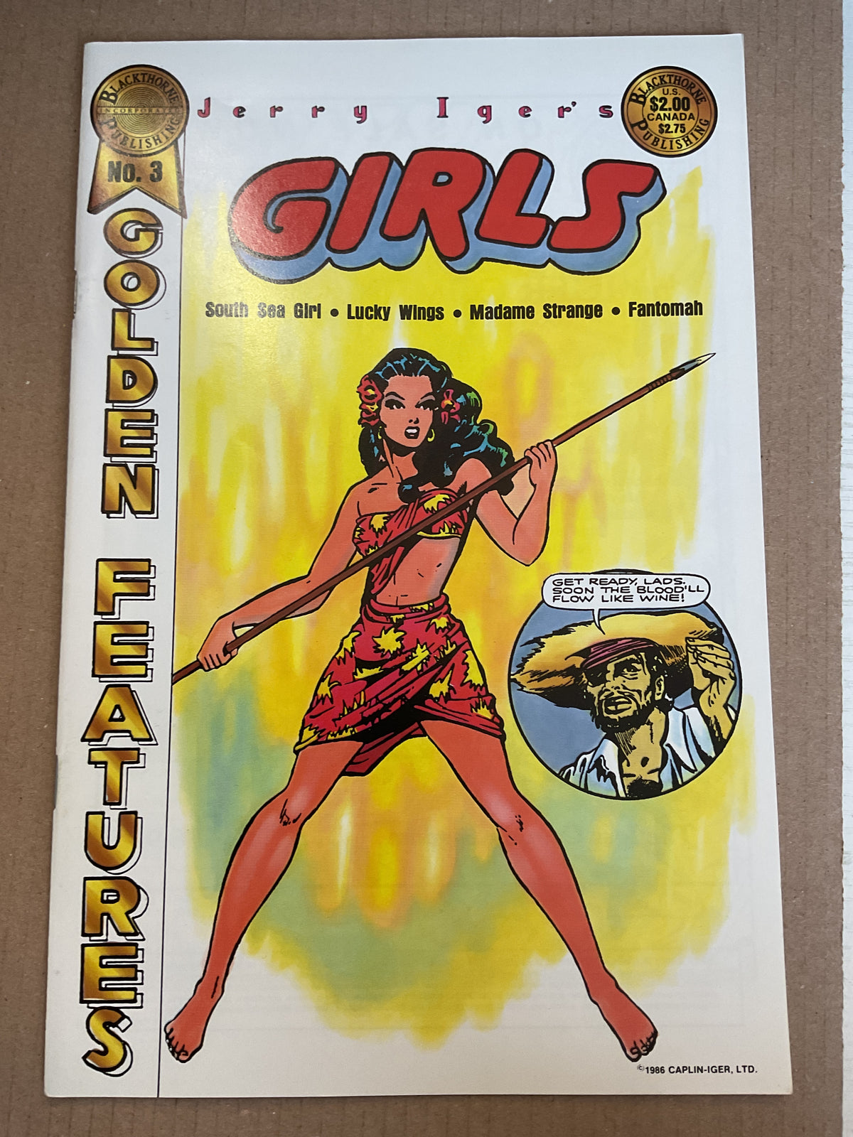 Jerry Iger’s Golden Features #3 1986 Blackthorne Publishing