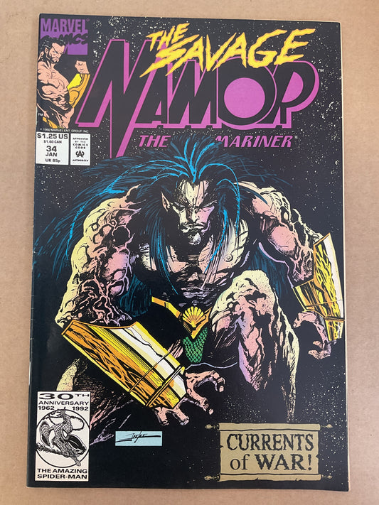 Namor The Sub Mariner #34 1992 Marvel Comics