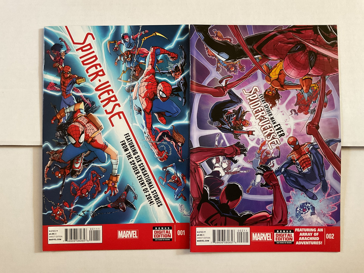 Spider-Verse #1-2 2014 Marvel Comics Complete Series Includes 1st Cover Appearance Of Spider-Punk
