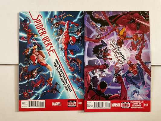 Spider-Verse #1-2 2014 Marvel Comics Complete Series Includes 1st Cover Appearance Of Spider-Punk