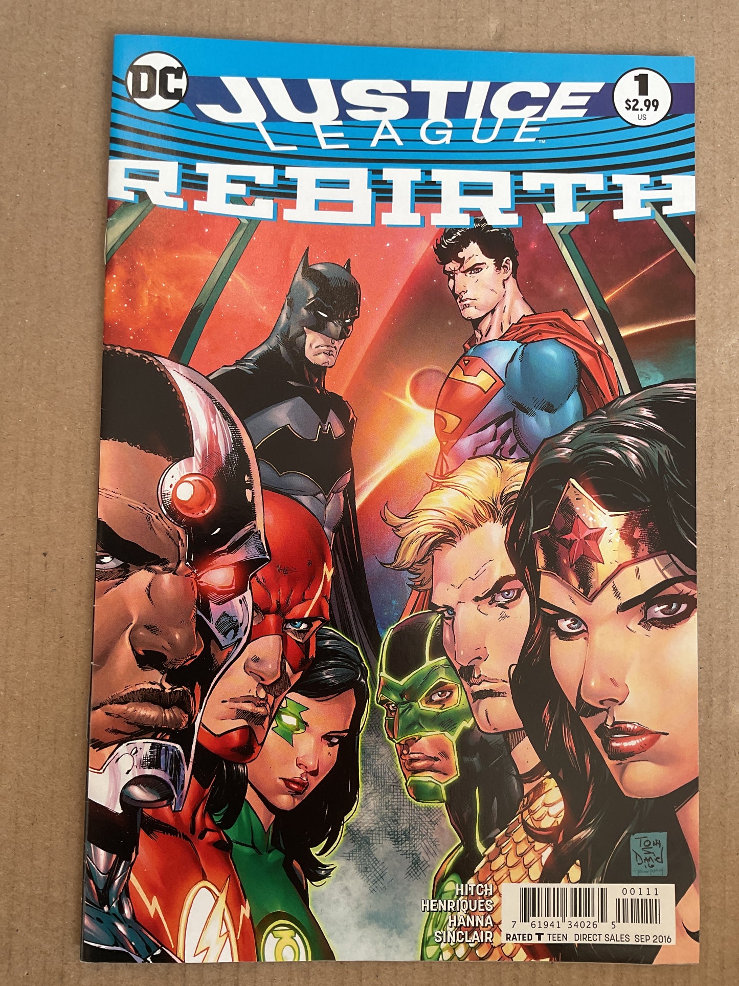 Justice League Rebirth #1 2016 DC Comics