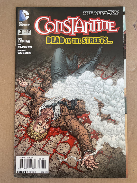 Constantine #2 2013 DC Comics