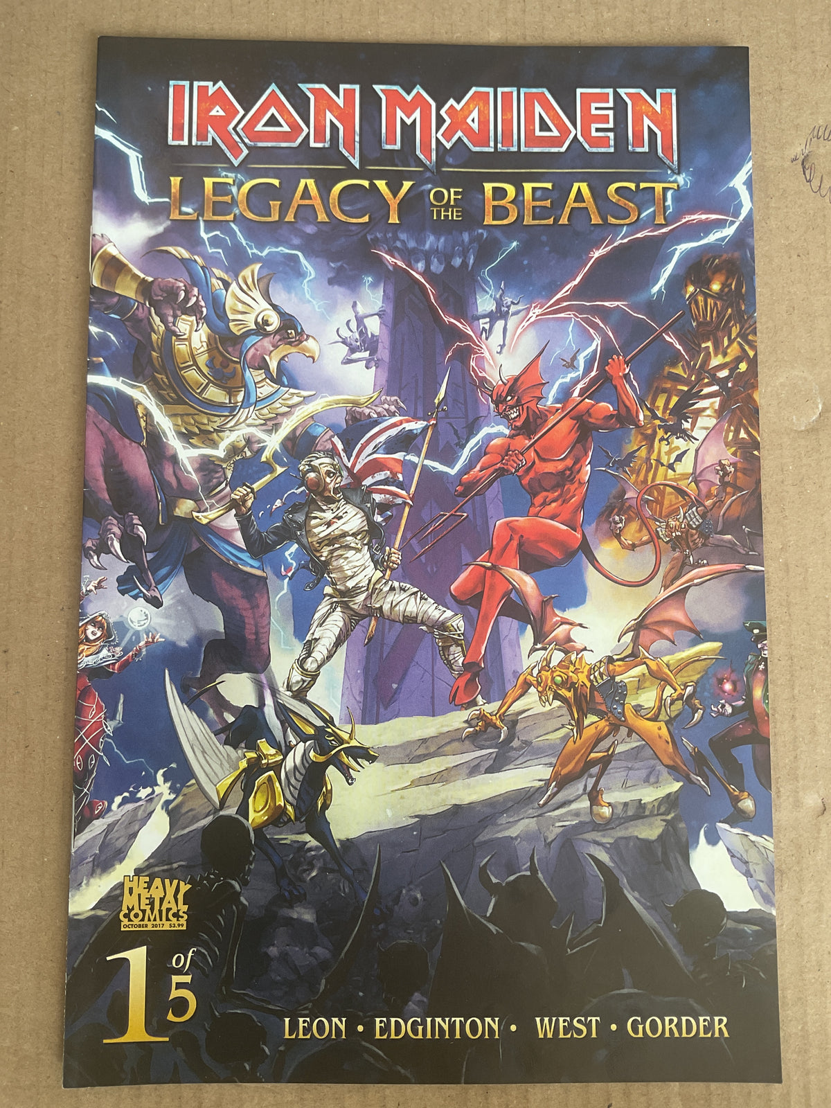 Iron Man Legacy Of The Beast #1 2017 Heavy Metal Comics Casas Variant