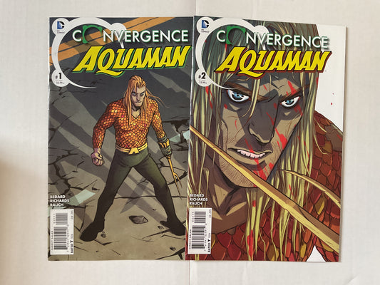 Convergence Aquaman #1-2 2015 DC Comics Complete Series Includes Preview of Khalid DR Fate