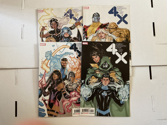 X-Men Fantastic Four #1-4 2020 Marvel Comics Complete Series